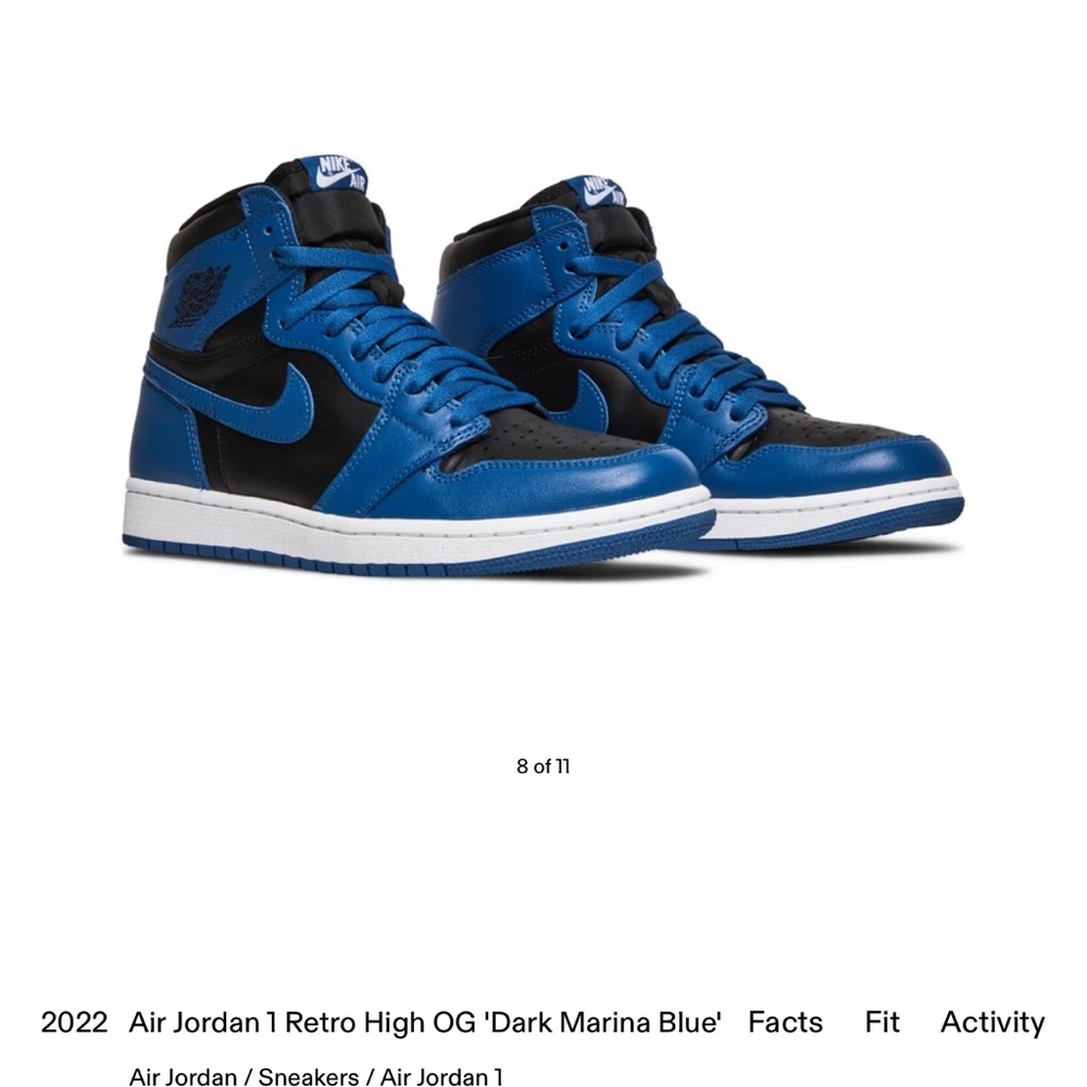 Air Jordan 1 Retro High OG 'Dark Marina Blue